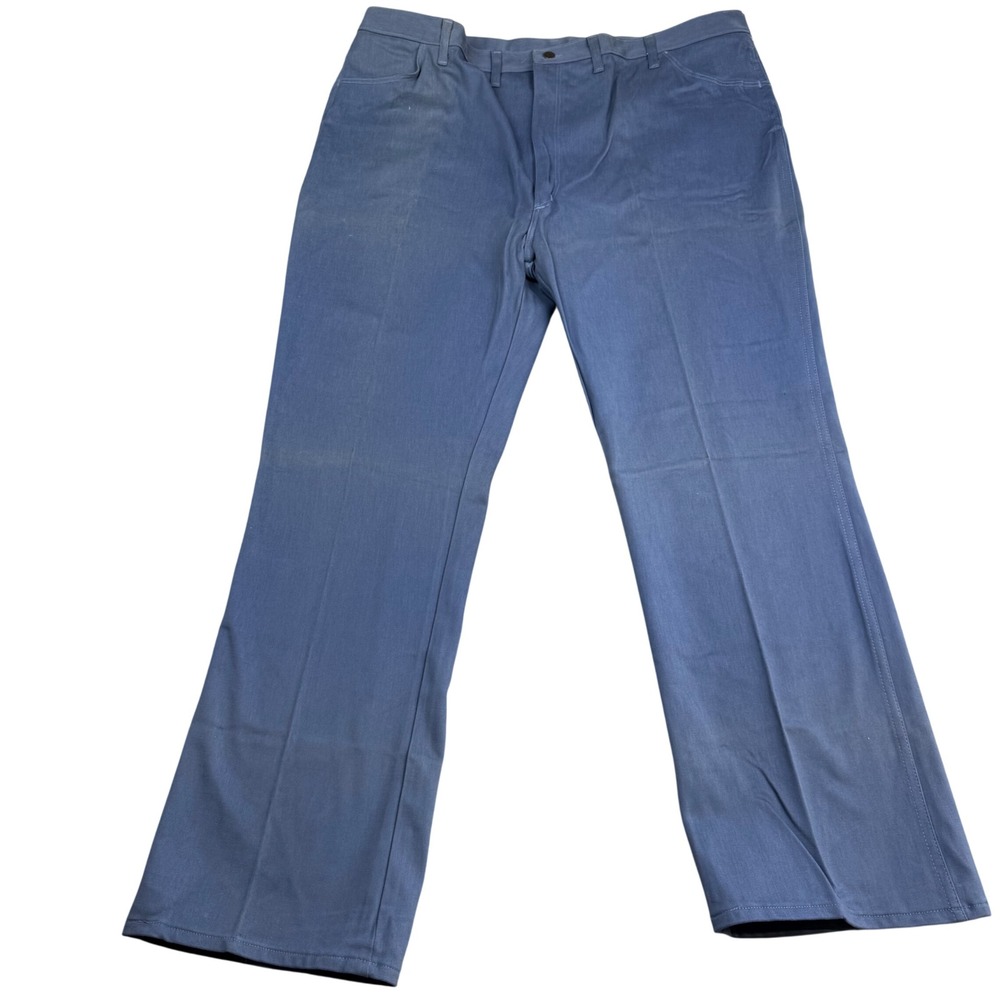Vintage 70s Sedgefield Manfit Blue Jeans Mens 48x34 Made in USA Cotton 2-2088-16